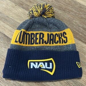 NAU northern Arizona university lumberjacks Pom Pom Cuffed Hat